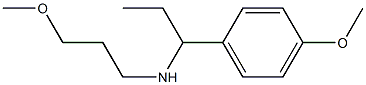 [1-(4-methoxyphenyl)propyl](3-methoxypropyl)amine|
