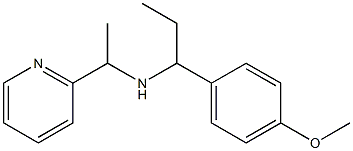 [1-(4-methoxyphenyl)propyl][1-(pyridin-2-yl)ethyl]amine|