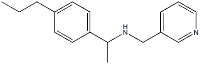 [1-(4-propylphenyl)ethyl](pyridin-3-ylmethyl)amine