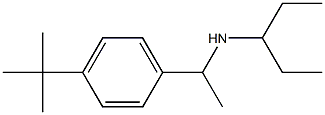 [1-(4-tert-butylphenyl)ethyl](pentan-3-yl)amine 结构式