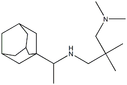 [1-(adamantan-1-yl)ethyl]({2-[(dimethylamino)methyl]-2-methylpropyl})amine Structure