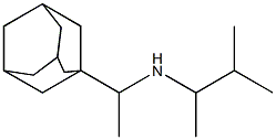 [1-(adamantan-1-yl)ethyl](3-methylbutan-2-yl)amine Struktur