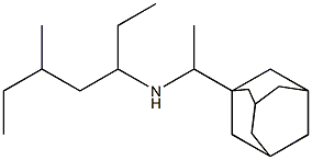 [1-(adamantan-1-yl)ethyl](5-methylheptan-3-yl)amine Structure