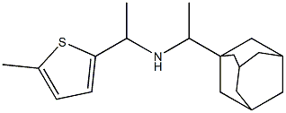 [1-(adamantan-1-yl)ethyl][1-(5-methylthiophen-2-yl)ethyl]amine Structure