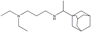 [1-(adamantan-1-yl)ethyl][3-(diethylamino)propyl]amine Structure