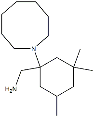 [1-(azocan-1-yl)-3,3,5-trimethylcyclohexyl]methanamine Structure