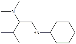 [1-(cyclohexylamino)-3-methylbutan-2-yl]dimethylamine,,结构式