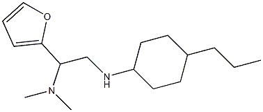 [1-(furan-2-yl)-2-[(4-propylcyclohexyl)amino]ethyl]dimethylamine