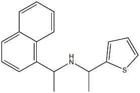 [1-(naphthalen-1-yl)ethyl][1-(thiophen-2-yl)ethyl]amine Structure