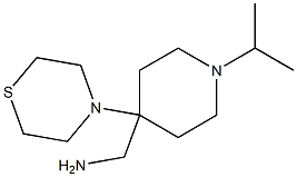 [1-(propan-2-yl)-4-(thiomorpholin-4-yl)piperidin-4-yl]methanamine