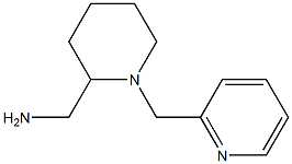 [1-(pyridin-2-ylmethyl)piperidin-2-yl]methanamine 结构式
