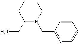 [1-(pyridin-2-ylmethyl)piperidin-2-yl]methanamine Structure