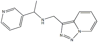  [1-(pyridin-3-yl)ethyl]({[1,2,4]triazolo[3,4-a]pyridin-3-ylmethyl})amine