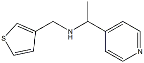 [1-(pyridin-4-yl)ethyl](thiophen-3-ylmethyl)amine