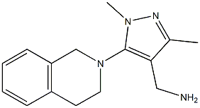  [1,3-dimethyl-5-(1,2,3,4-tetrahydroisoquinolin-2-yl)-1H-pyrazol-4-yl]methanamine