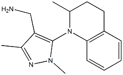  [1,3-dimethyl-5-(2-methyl-1,2,3,4-tetrahydroquinolin-1-yl)-1H-pyrazol-4-yl]methanamine