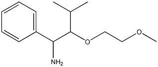 [1-amino-2-(2-methoxyethoxy)-3-methylbutyl]benzene Structure