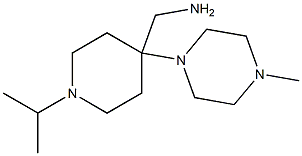 [1-isopropyl-4-(4-methylpiperazin-1-yl)piperidin-4-yl]methylamine,,结构式