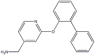 [2-(1,1'-biphenyl-2-yloxy)pyridin-4-yl]methylamine,,结构式
