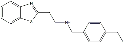 [2-(1,3-benzothiazol-2-yl)ethyl][(4-ethylphenyl)methyl]amine