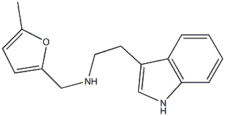 [2-(1H-indol-3-yl)ethyl][(5-methylfuran-2-yl)methyl]amine Struktur