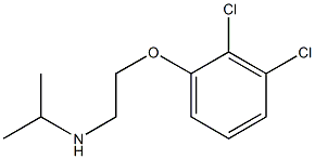 [2-(2,3-dichlorophenoxy)ethyl](propan-2-yl)amine Struktur