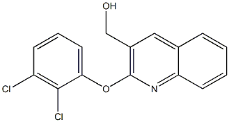 [2-(2,3-dichlorophenoxy)quinolin-3-yl]methanol Structure