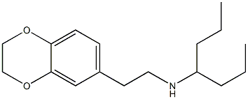 [2-(2,3-dihydro-1,4-benzodioxin-6-yl)ethyl](heptan-4-yl)amine Structure