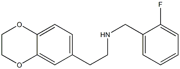 [2-(2,3-dihydro-1,4-benzodioxin-6-yl)ethyl][(2-fluorophenyl)methyl]amine|