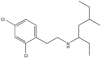 [2-(2,4-dichlorophenyl)ethyl](5-methylheptan-3-yl)amine 化学構造式