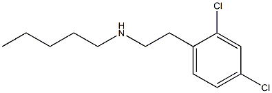 [2-(2,4-dichlorophenyl)ethyl](pentyl)amine 化学構造式