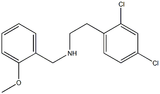 [2-(2,4-dichlorophenyl)ethyl][(2-methoxyphenyl)methyl]amine 化学構造式