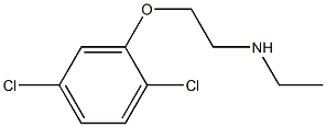 [2-(2,5-dichlorophenoxy)ethyl](ethyl)amine Struktur