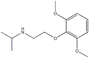 [2-(2,6-dimethoxyphenoxy)ethyl](propan-2-yl)amine Structure