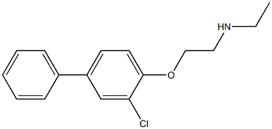 [2-(2-chloro-4-phenylphenoxy)ethyl](ethyl)amine Structure