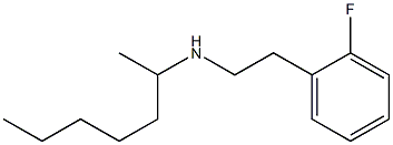 [2-(2-fluorophenyl)ethyl](heptan-2-yl)amine 结构式