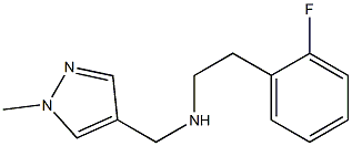 [2-(2-fluorophenyl)ethyl][(1-methyl-1H-pyrazol-4-yl)methyl]amine|