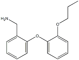 [2-(2-propoxyphenoxy)phenyl]methanamine Structure
