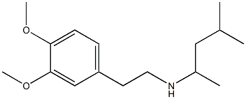 [2-(3,4-dimethoxyphenyl)ethyl](4-methylpentan-2-yl)amine,,结构式