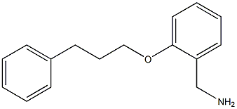 [2-(3-phenylpropoxy)phenyl]methanamine Structure
