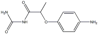 [2-(4-aminophenoxy)propanoyl]urea Structure