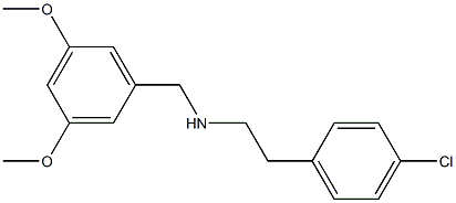 [2-(4-chlorophenyl)ethyl][(3,5-dimethoxyphenyl)methyl]amine