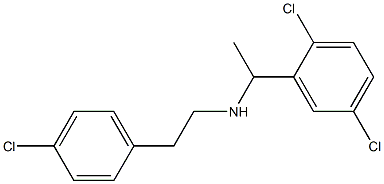 [2-(4-chlorophenyl)ethyl][1-(2,5-dichlorophenyl)ethyl]amine|