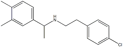 [2-(4-chlorophenyl)ethyl][1-(3,4-dimethylphenyl)ethyl]amine