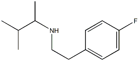 [2-(4-fluorophenyl)ethyl](3-methylbutan-2-yl)amine 化学構造式