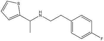 [2-(4-fluorophenyl)ethyl][1-(thiophen-2-yl)ethyl]amine,,结构式