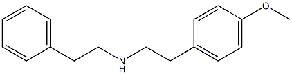 [2-(4-methoxyphenyl)ethyl](2-phenylethyl)amine Struktur