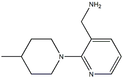 [2-(4-methylpiperidin-1-yl)pyridin-3-yl]methylamine Struktur