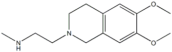 [2-(6,7-dimethoxy-1,2,3,4-tetrahydroisoquinolin-2-yl)ethyl](methyl)amine|