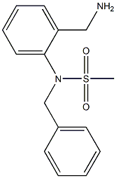 [2-(aminomethyl)phenyl]-N-benzylmethanesulfonamide